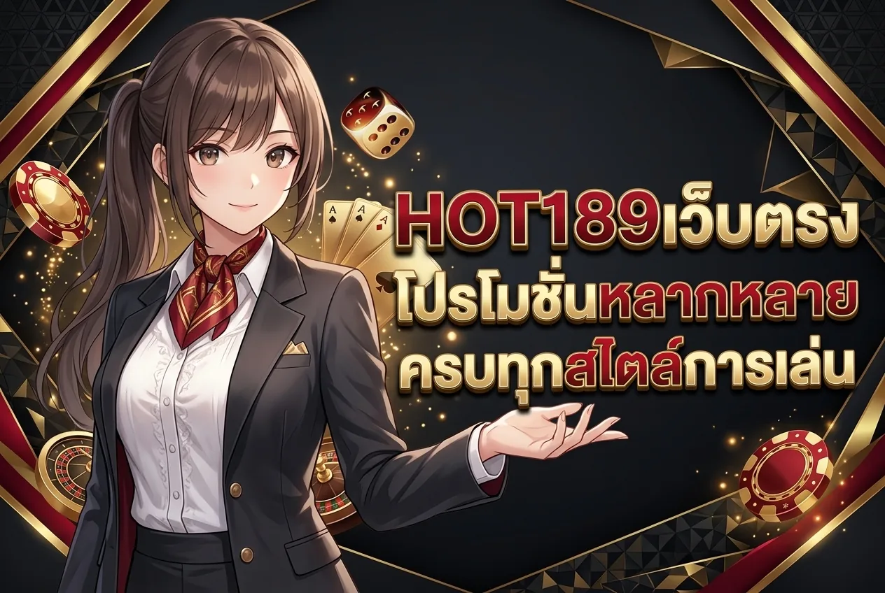 [H2] HOT189เว็บตรง โปรโมชั่นหลากหลาย ครบทุกสไตล์การเล่น